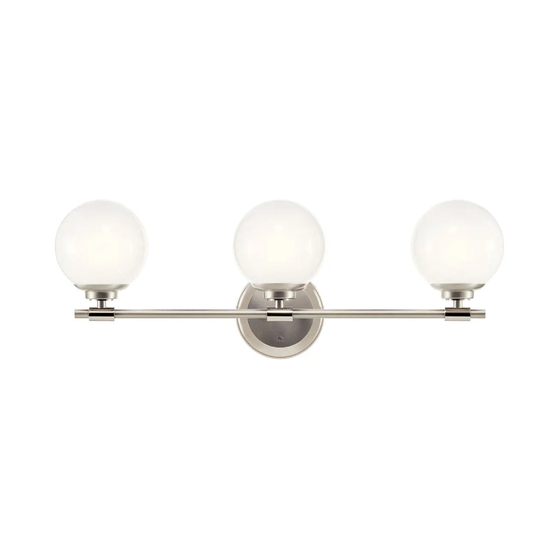 Kichler 55172 Benno 3-lt 25" Vanity Light-Polished Nickel