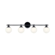 Kichler 55173 Benno 4-lt 34" Vanity Light - Black