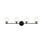Kichler 55173 Benno 4-lt 34" Vanity Light - Black