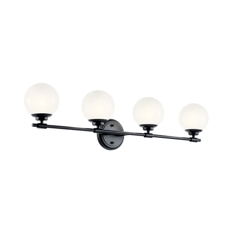 Kichler 55173 Benno 4-lt 34" Vanity Light - Black