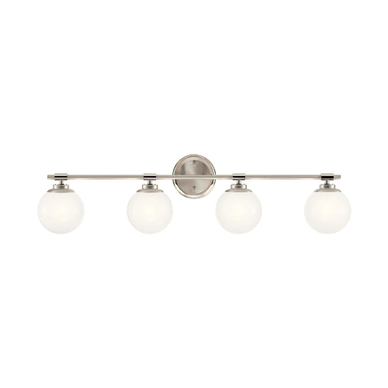 Kichler 55173 Benno 4-lt 34" Vanity Light - Polished Nickel/Brushed Nickel