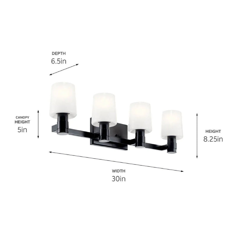 Kichler 55177 Adani 4-lt 30" Vanity Light