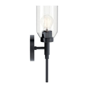 Kichler 55183 Madden 1-lt 15" Tall Wall Sconce - Black