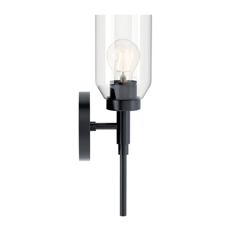 Kichler 55183 Madden 1-lt 15" Tall Wall Sconce - Black