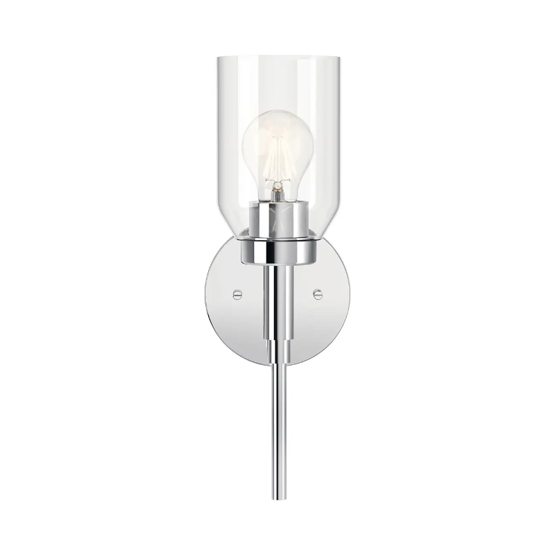 Kichler 55183 Madden 1-lt 15" Tall Wall Sconce - Chrome