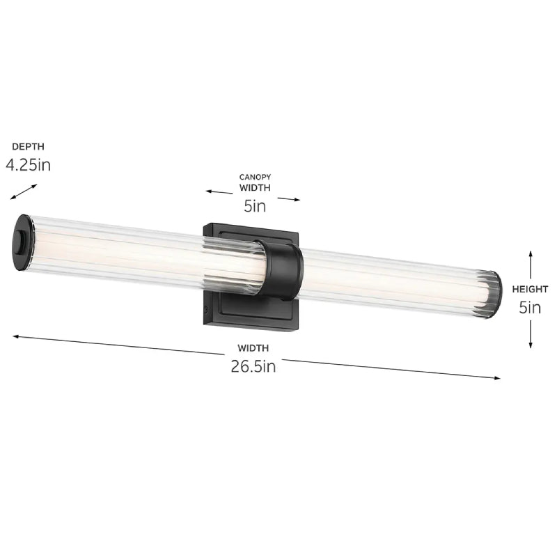 Kichler 55196 Laurene 1-lt 27" LED Vanity Light
