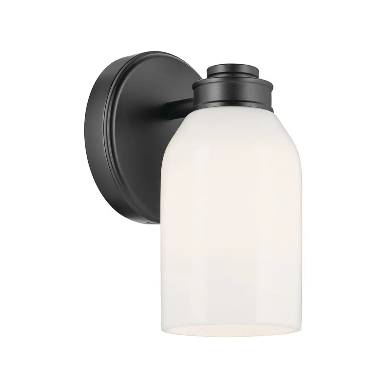 Kichler 55200 Shae 1-lt 9" Tall Wall Sconce - Black
