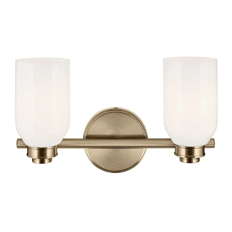 Kichler 55201 Shae 2-lt 15" Vanity Light - Champagne Bronze