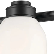 Kichler 55202 Shae 3-lt 24" Vanity Light - Black
