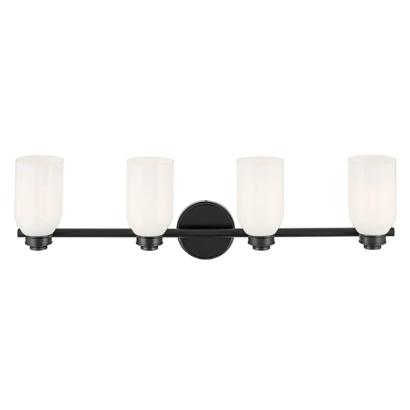 Kichler 55203 Shae 4-lt 32" Vanity Light - Black