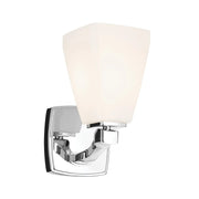 Kichler 55214 Marant 1-lt 10" Tall Wall Sconce - Chrome Opal Glass