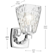Kichler 55214 Marant 1-lt 10" Tall Wall Sconce