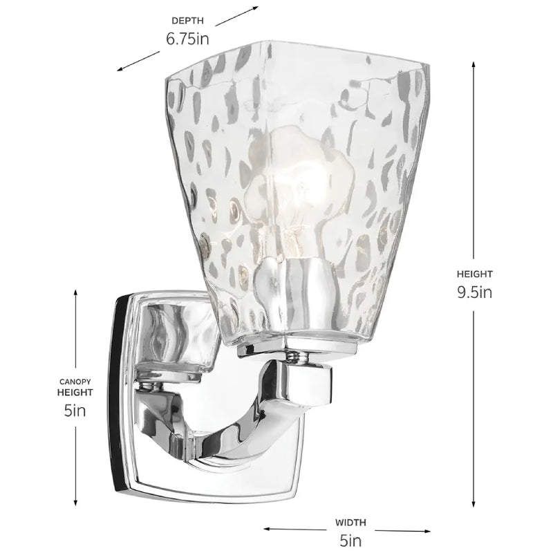 Kichler 55214 Marant 1-lt 10" Tall Wall Sconce