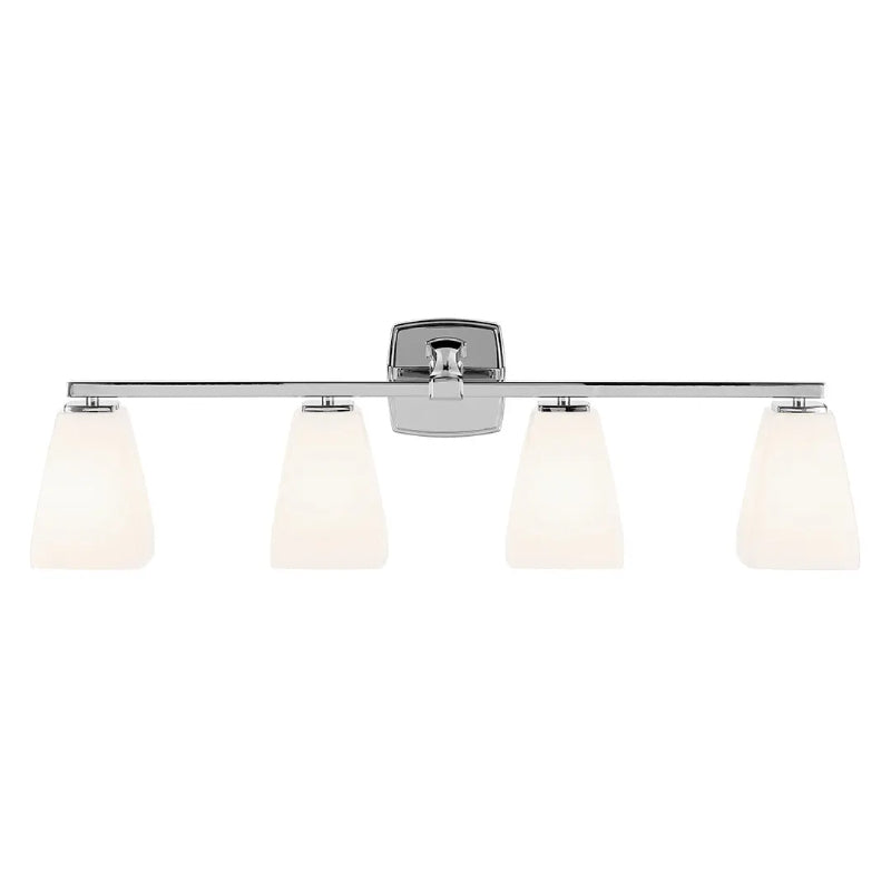 Kichler 55217 Marant 4-lt 33" Vanity Light - Chrome Opal Glass