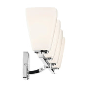 Kichler 55217 Marant 4-lt 33" Vanity Light - Chrome Opal Glass