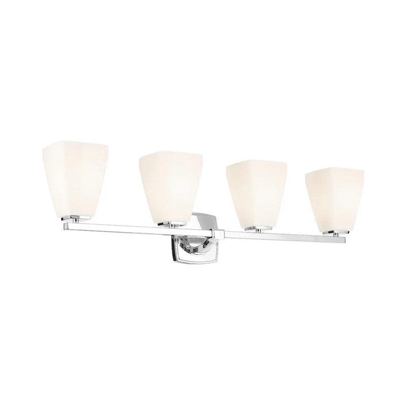 Kichler 55217 Marant 4-lt 33" Vanity Light - Chrome Opal Glass