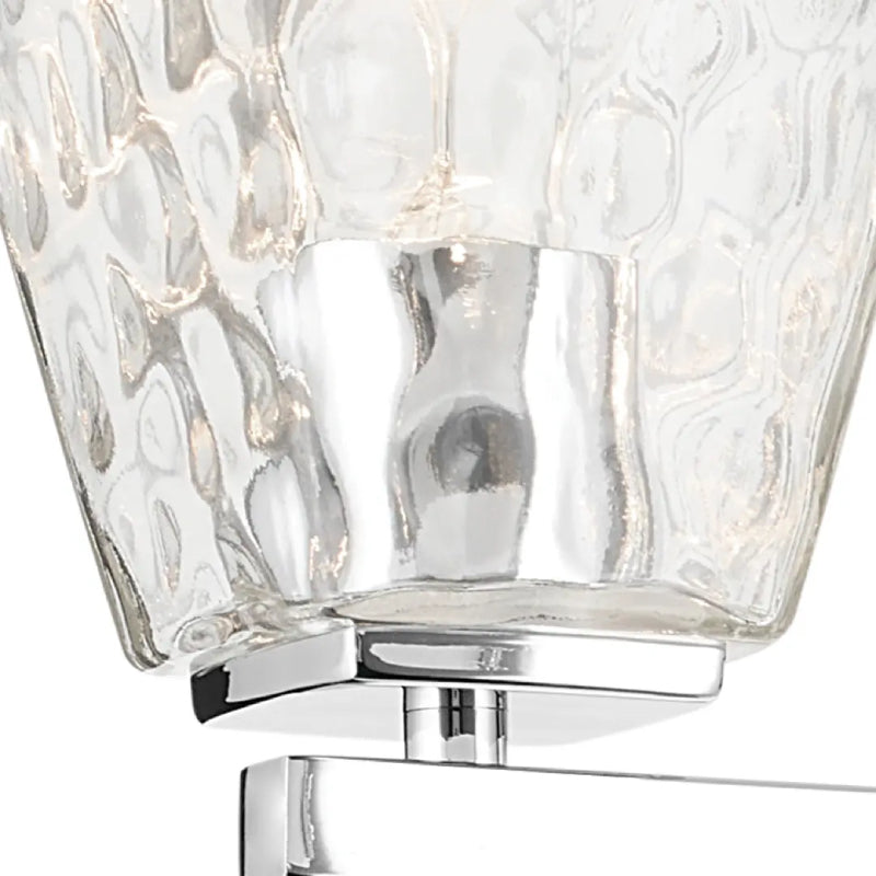 Kichler 55217 Marant 4-lt 33" Vanity Light - Chrome Clear Water Glass
