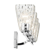 Kichler 55217 Marant 4-lt 33" Vanity Light - Chrome Clear Water Glass