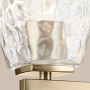 Kichler 55217 Marant 4-lt 33" Vanity Light - Champagne Bronze Clear Water Glass