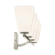 Kichler 55217 Marant 4-lt 33" Vanity Light - Brushed Nickel Opal Glass