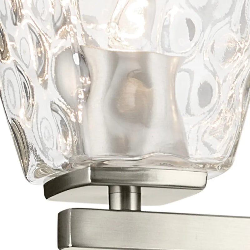 Kichler 55217 Marant 4-lt 33" Vanity Light - Brushed Nickel Clear Water Glass