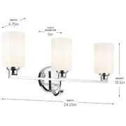 Kichler 55226 Gioe 3-lt 24" Vanity Light