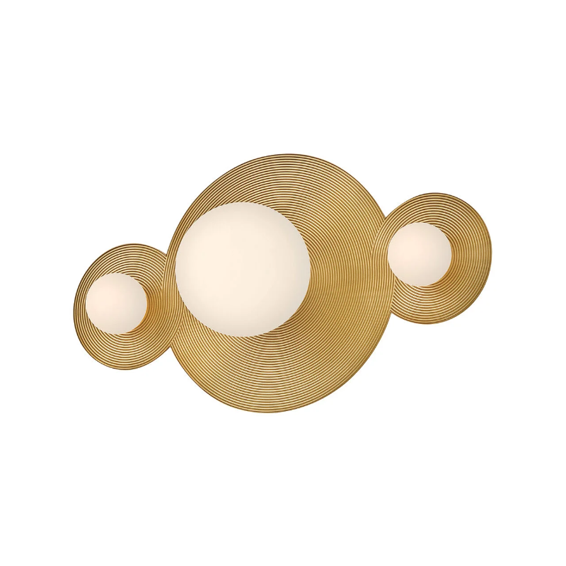Hinkley 55250 Rhea 3-lt 10" LED Vanity - Heritage Brass