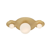Hinkley 55250 Rhea 3-lt 10" LED Vanity - Heritage Brass