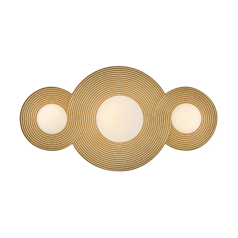 Hinkley 55252 Rhea 3-lt 18" LED Vanity - Heritage Brass