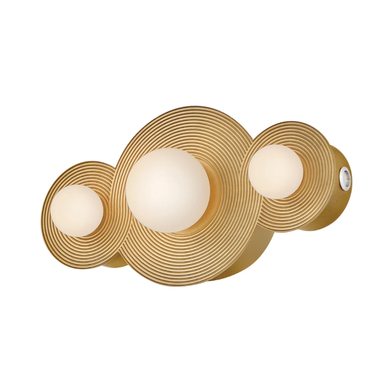 Hinkley 55252 Rhea 3-lt 18" LED Vanity - Heritage Brass