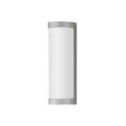 Maxim 55512 Halfpipe 2-lt 15" Tall LED Outdoor Wall Sconce, CCT Selectable - Brushed Aluminum
