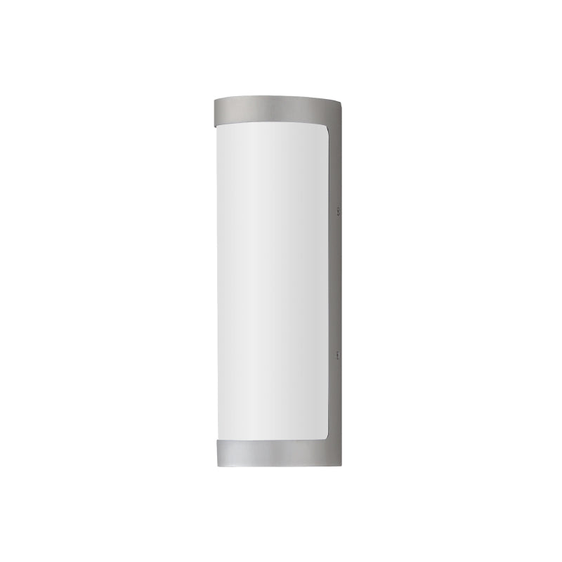 Maxim 55512 Halfpipe 2-lt 15" Tall LED Outdoor Wall Sconce, CCT Selectable - Brushed Aluminum