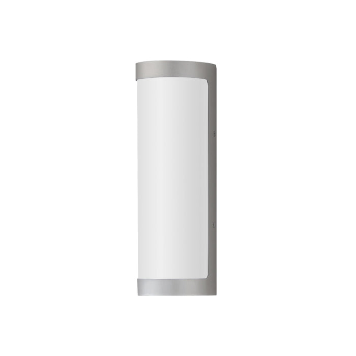 Maxim 55512 Halfpipe 2-lt 15" Tall LED Outdoor Wall Sconce, CCT Selectable - Brushed Aluminum