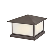 Hinkley 28987-LV Walter 2-lt 15" LED Outdoor Pier Mount Lantern - Textured Oil Rubbed Bronze
