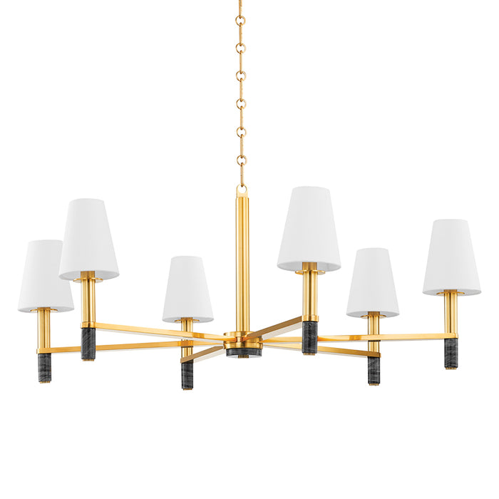 Hudson Valley 5640 Montreal 6-lt 40" Chandelier