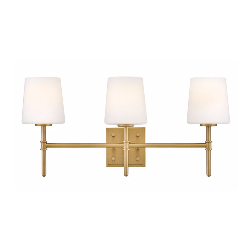 Hinkley 56953 Saunders 3-lt 23" LED Vanity - Lacquered Brass