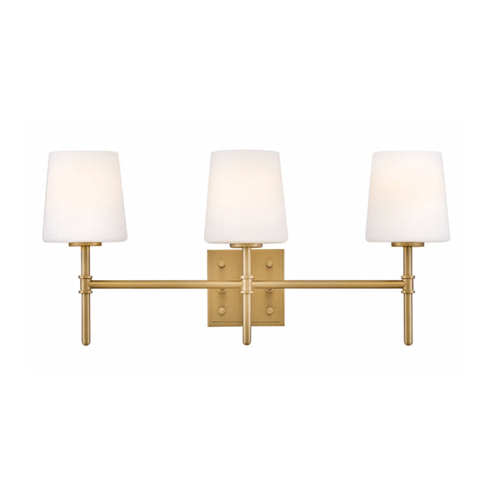 Hinkley 56953 Saunders 3-lt 23" LED Vanity - Lacquered Brass