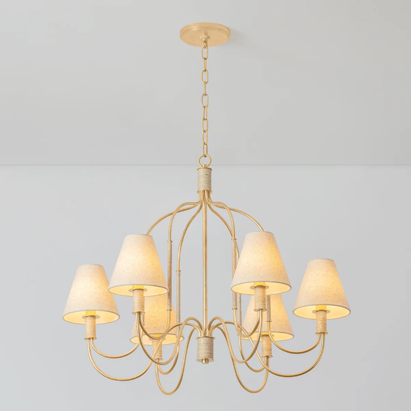 Hudson Valley 5732 Warrensburg 6-lt 32" Chandelier