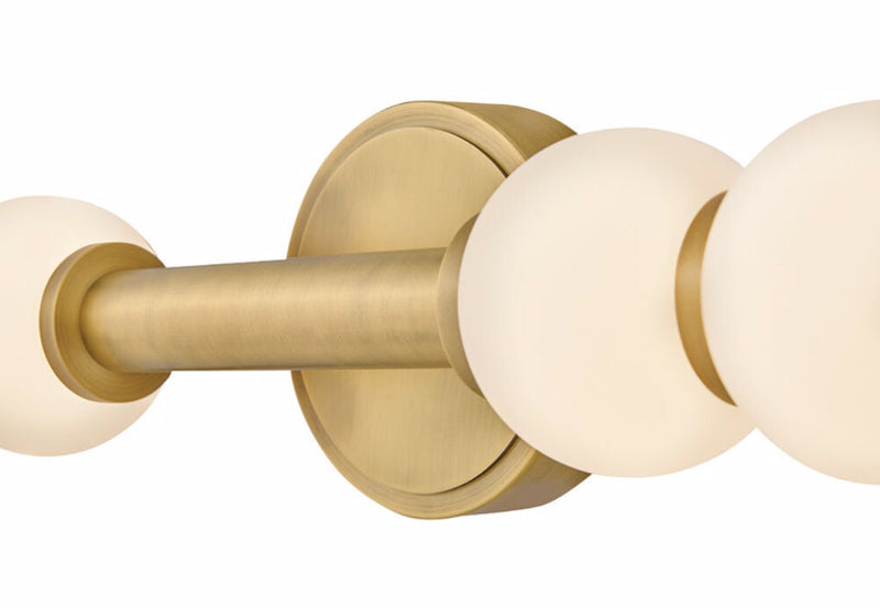 Hinkley 57393 Trigo 31" Tall LED Wall Sconce - Lacquered Brass