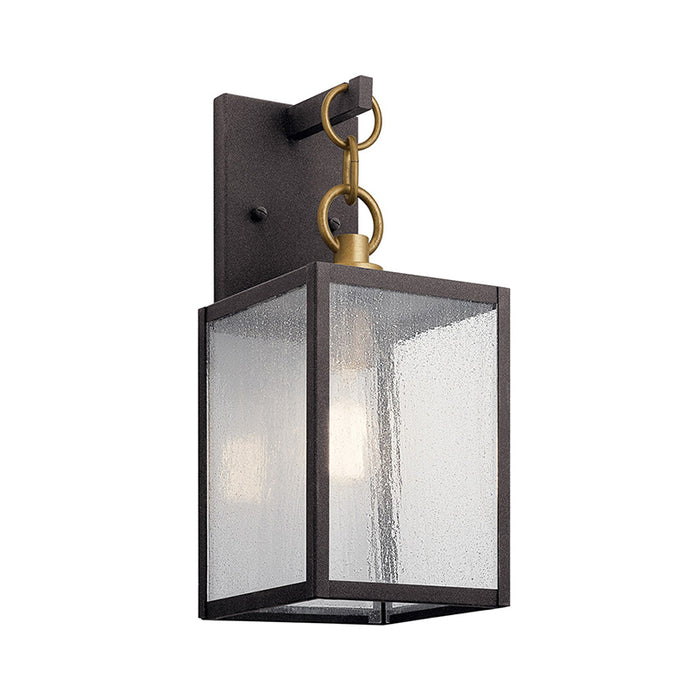 Kichler 59005 Lahden 1-lt 12" Tall Outdoor Wall Light - Weathered Zinc