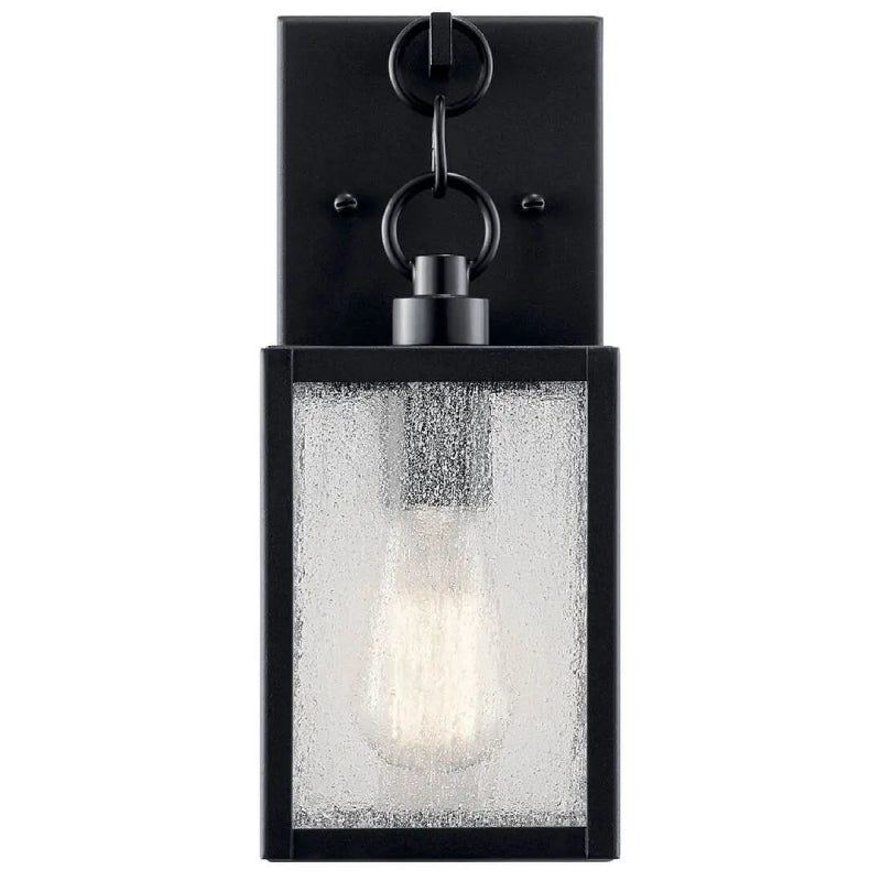 Kichler 59005 Lahden 1-lt 12" Tall Outdoor Wall Light - Black