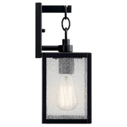 Kichler 59005 Lahden 1-lt 12" Tall Outdoor Wall Light - Black