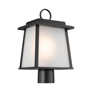 Kichler 59107 Noward 1-lt 15" Tall Outdoor Post Light - Black