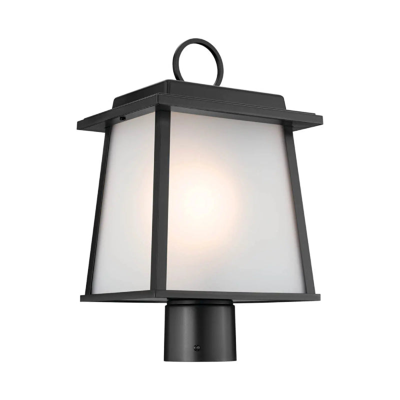 Kichler 59107 Noward 1-lt 15" Tall Outdoor Post Light - Black