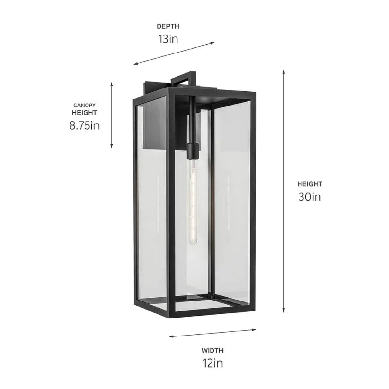 Kichler 59114 Branner 1-lt 30" Tall Outdoor Wall Light