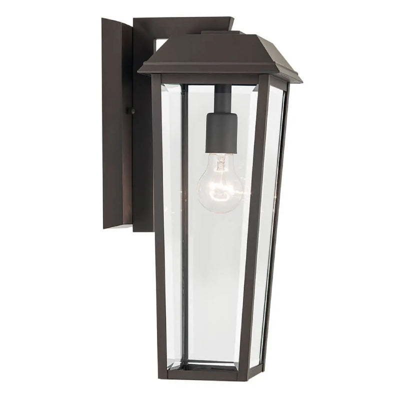 Kichler 59119 Mathus 1-lt 18" Tall Outdoor Wall Light - Olde Bronze