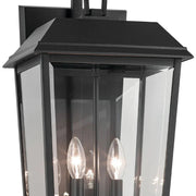 Kichler 59120 Mathus 2-lt 24" Tall Outdoor Wall Light - Textured Black