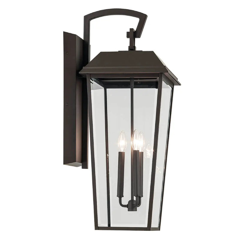 Kichler 59121 Mathus 3-lt 30" Tall Outdoor Wall Light - Olde Bronze
