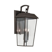 Kichler 59121 Mathus 3-lt 30" Tall Outdoor Wall Light - Olde Bronze