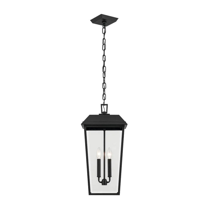 Kichler 59122 Mathus 2-lt 11" Outdoor Pendant - Textured Black